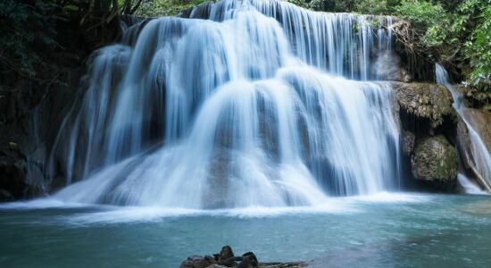 Mae Chaem Waterfalls Beautiful